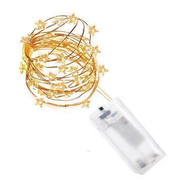 Гірлянда на батарейках Springos Stars Wire 1.9 м 20 LED CL0070 Warm White 3198 фото