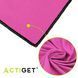 Рушник спортивний Actiget 180 x 100 см з мікрофібри ACT0187 Pink 5908 фото 3