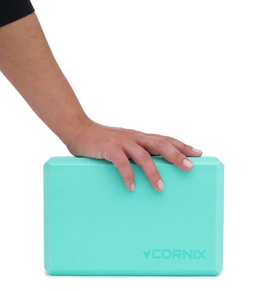 Блок для йоги Cornix EVA 22.8 x 15.2 x 7.6 см XR-0100 Mint 4483 фото