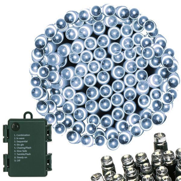 Гірлянда на батарейках Springos 5 м 50 LED CL4028 Cold White 3985 фото