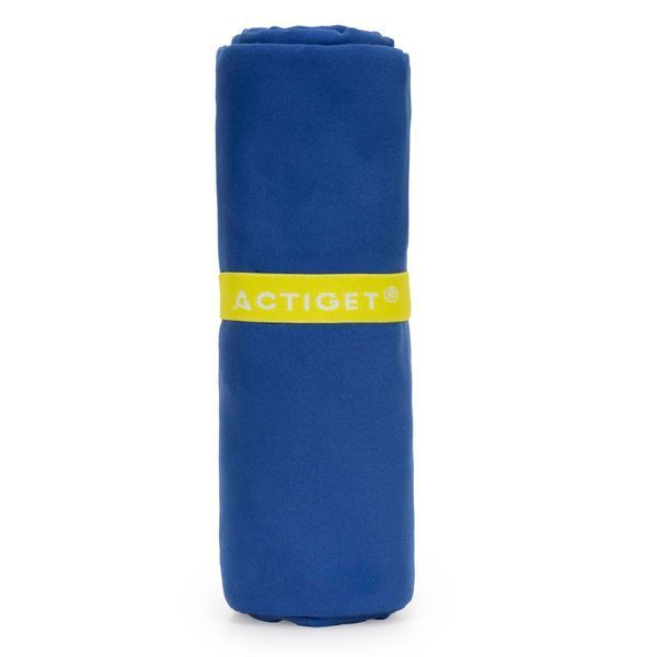 Рушник спортивний Actiget 180 x 100 см з мікрофібри ACT0188 Navy Blue 5909 фото