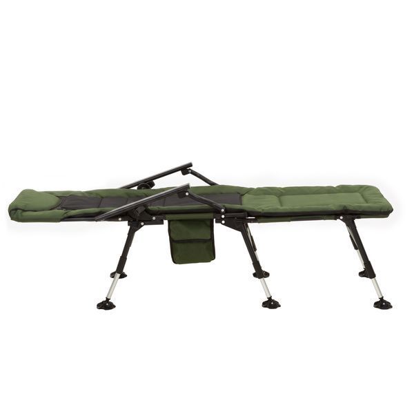 Крісло-розкладачка туристичне Springos CS0192 регульоване Navy Green/Black 6038 фото