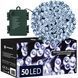 Гірлянда на батарейках Springos 5 м 50 LED CL4028 Cold White 3985 фото 12