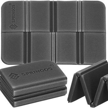 Сідачка туристична Springos XPE 37.5 x 28 x 0.6 см складна PM0013 Black 5924 фото