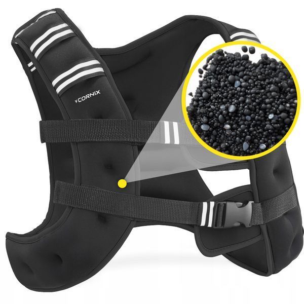Жилет-обважнювач для тренувань Cornix Weight Vest 5 кг XR-0343 Black 5118 фото
