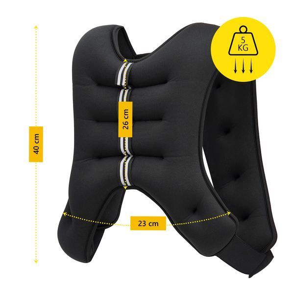 Жилет-обважнювач для тренувань Cornix Weight Vest 5 кг XR-0343 Black 5118 фото