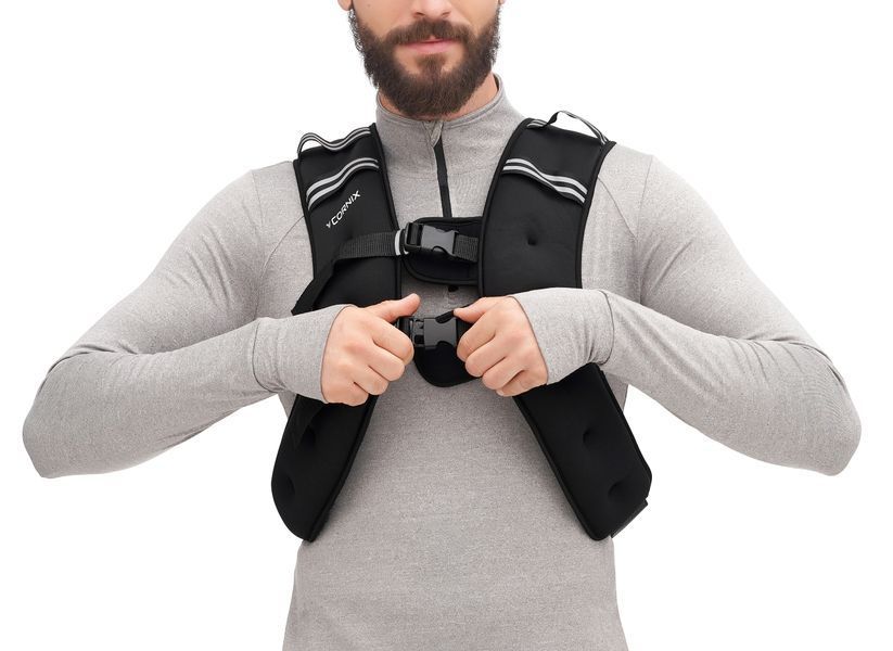 Жилет-обважнювач для тренувань Cornix Weight Vest 5 кг XR-0343 Black 5118 фото