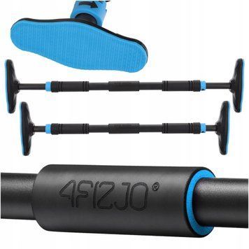 Турнік розсувний 4FIZJO ULTRA 66-100 см Black/Blue (P-5905973400329) 4931 фото