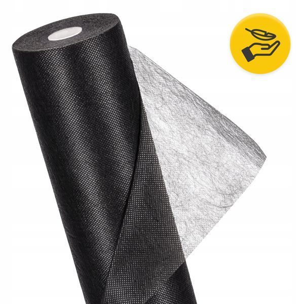 Простирадло одноразове 4FIZJO 50 м x 70 см в рулоні 18 г/м&sup2; Black (P-5905973406833) 5633 фото