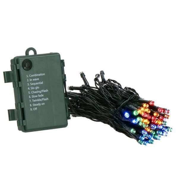 Гірлянда на батарейках Springos 5 м 50 LED CL4029 Mix 3986 фото