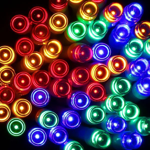 Гірлянда на батарейках Springos 5 м 50 LED CL4029 Mix 3986 фото