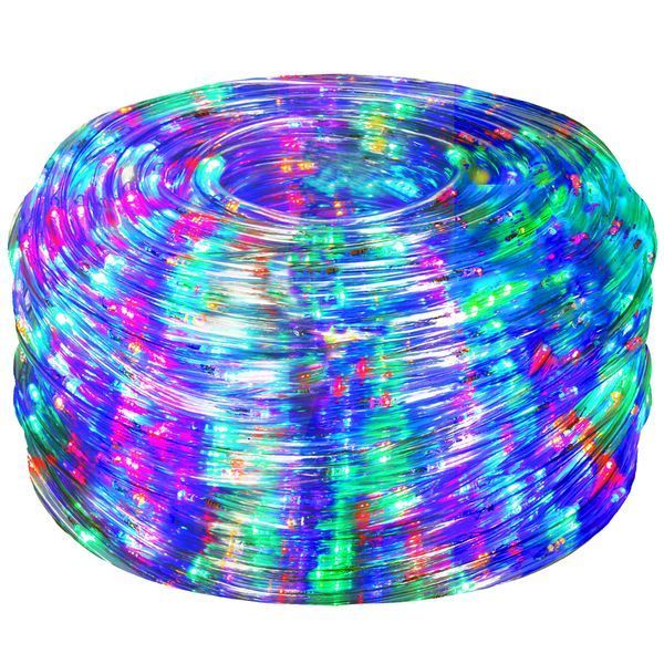 Гірлянда дюралайт вулична (зовнішня) Springos Rope Lights 10 м 240 LED CL1202 Mix 3205 фото