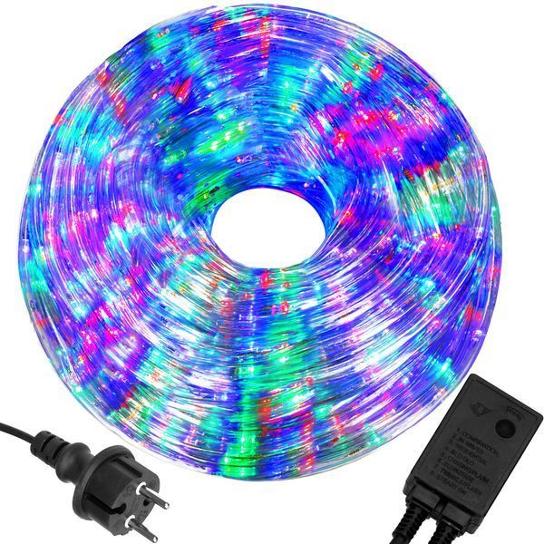 Гірлянда дюралайт вулична (зовнішня) Springos Rope Lights 10 м 240 LED CL1202 Mix 3205 фото