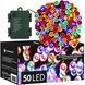 Гірлянда на батарейках Springos 5 м 50 LED CL4029 Mix 3986 фото 17