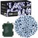 Гірлянда на батарейках Springos 10 м 100 LED CL4031 Cold White 3988 фото 1