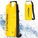 Гермомішок Aquaget 10 л водозахисний AQ0022 Yellow 5991 фото 1