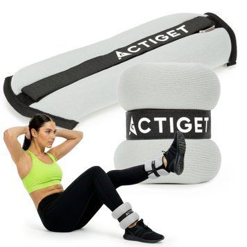 Обважнювачі-манжети для ніг та рук Actiget 2 x 1 кг ACT0128 Grey/Black 5862 фото
