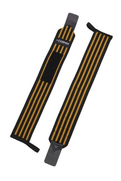 Бинти для зап'ясть (кистьові бинти) Cornix Wrist Wraps XR-0196 Black/Orange 4536 фото