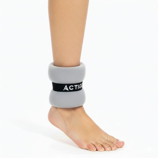 Обважнювачі-манжети для ніг та рук Actiget 2 x 1 кг ACT0128 Grey/Black 5862 фото