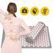 Килимок акупунктурний з валиком 4FIZJO Classic Mat Аплікатор Кузнєцова Grey/Pink (P-5907739313287) 3476 фото 10