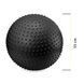 М'яч для фітнесу (фітбол) Cornix 55 см масажний Anti-Burst XR-0466 Black 5737 фото 7