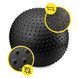 М'яч для фітнесу (фітбол) Cornix 55 см масажний Anti-Burst XR-0466 Black 5737 фото 4