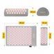 Килимок акупунктурний з валиком 4FIZJO Classic Mat Аплікатор Кузнєцова Grey/Pink (P-5907739313287) 3476 фото 8