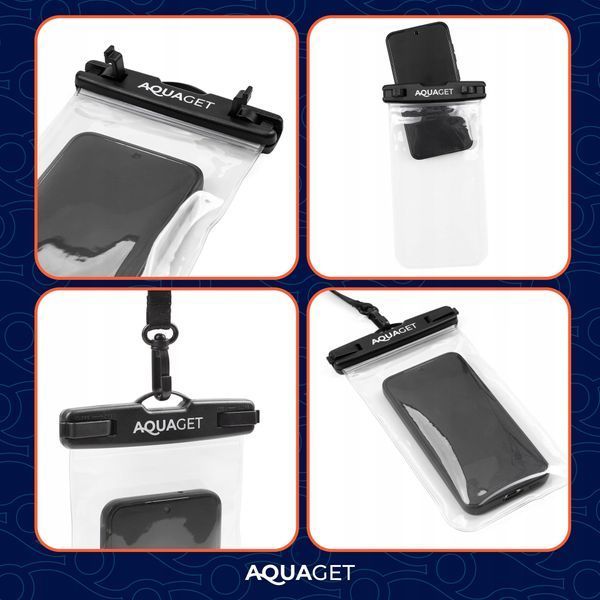 Чохол водонепроникний Aquaget для телефона AQ0025 Black 5993 фото