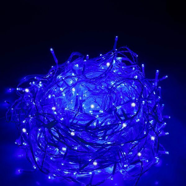Гірлянда бахрома вулична (зовнішня) Springos 12 м 300 LED + Flash CL0318 Blue 3215 фото