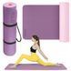 Килимок (мат) спортивний 4FIZJO TPE 180 x 60 x 0.6 см для йоги та фітнесу Violet/Pink (P-5907739316950) 4388 фото