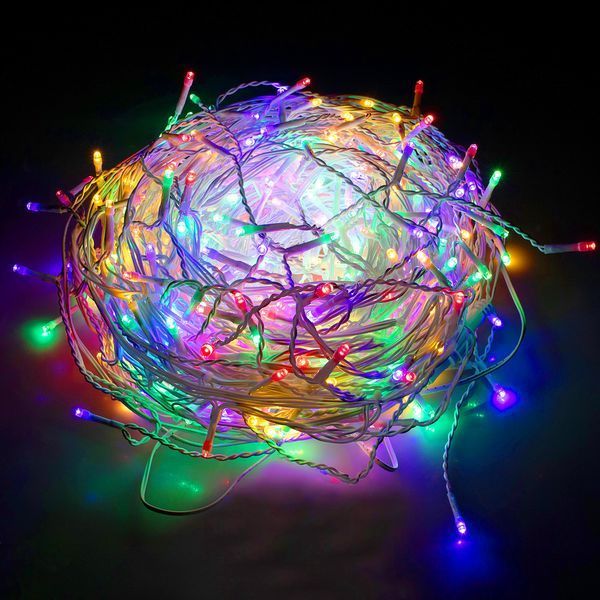 Гірлянда бахрома вулична (зовнішня) Springos 20 м 500 LED + Flash CL0519 Mix 3220 фото