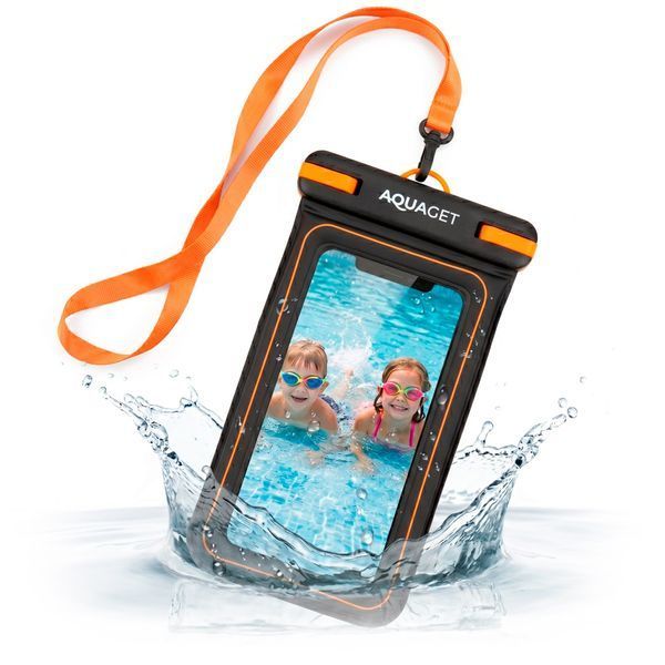 Чохол водонепроникний Aquaget для телефона AQ0027 Black/Orange 5995 фото