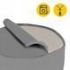 Подушка для йоги та медитації 4FIZJO Zafu кругла 32 x 20 см Grey (P-5907739315533) 5586 фото 2
