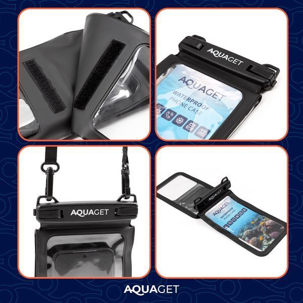 Чохол водонепроникний Aquaget для телефона AQ0028 Black 5996 фото