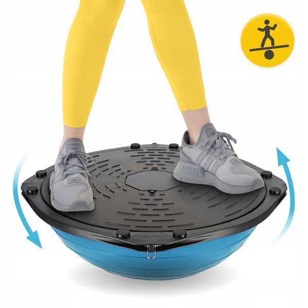 Балансувальна платформа 4FIZJO Bosu Ball 60 см Blue (P-5907222931479) 1761 фото