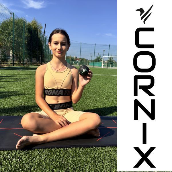Масажний набір Cornix (Ball 8 см, Duoball 8 х 16 см та Foam Roller 30 х 15 см) XR-0079 4046 фото