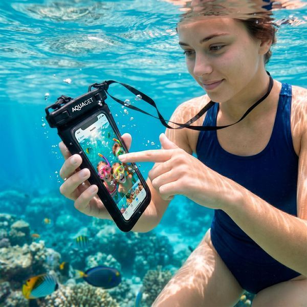 Чохол водонепроникний Aquaget для телефона AQ0028 Black 5996 фото