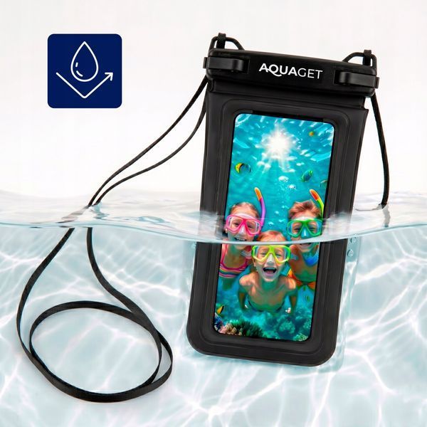 Чохол водонепроникний Aquaget для телефона AQ0028 Black 5996 фото