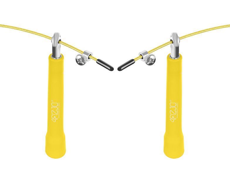 Скакалка швидкісна для кросфіту 4FIZJO Standard+ Yellow (P-5907739311535) 2367 фото