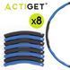 Обруч для талії Actiget (хулахуп) м'який, складний 88 см 1 кг ACT0133 Grey/Blue 5866 фото 5