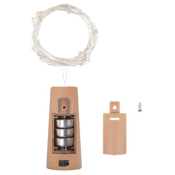 Гірлянда корок у пляшку на батарейках Springos 1.9 м 20 LED CL0027 Cold White 3233 фото