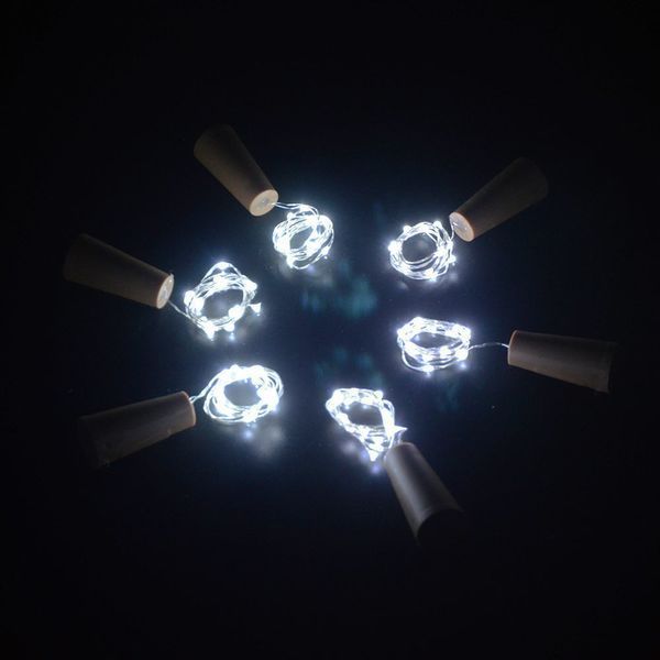 Гірлянда корок у пляшку на батарейках Springos 1.9 м 20 LED CL0027 Cold White 3233 фото