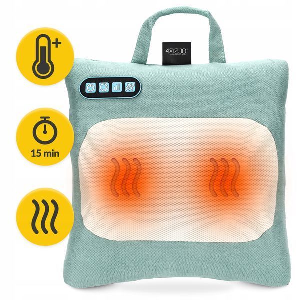 Подушка-масажер 4FIZJO Shiatsu Lite Green (P-5905973404143) 5239 фото