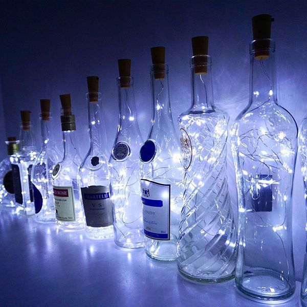 Гірлянда корок у пляшку на батарейках Springos 1.9 м 20 LED CL0027 Cold White 3233 фото