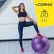 М'яч для фітнесу (фітбол) Cornix 65 см масажний Anti-Burst XR-0484 Violet 5742 фото 9
