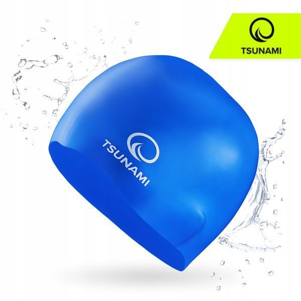 Шапочка для плавання TSUNAMI Pro Blue (P-5905973401883) 5140 фото