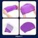 Шапочка для плавання Aquaget для довгого волосся AQ0031 Violet 5998 фото 7