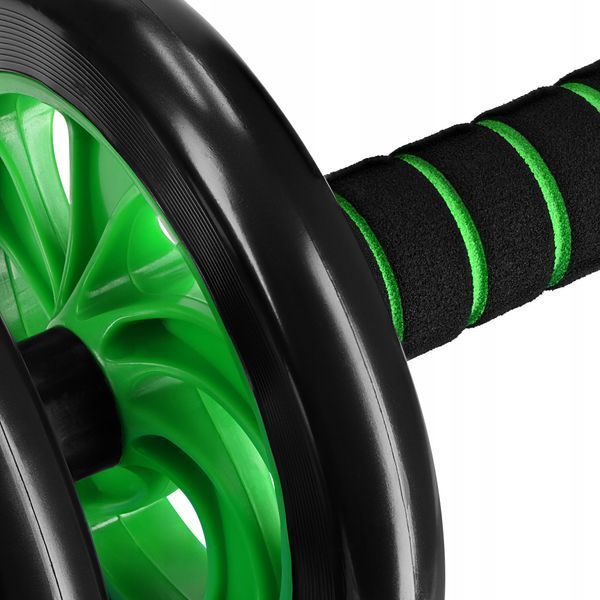 Ролик (гімнастичне колесо) для преса 4FIZJO Ab Wheel Black/Green (P-5907222931523) 1764 фото