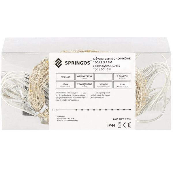 Гірлянда Springos 10 м 100 LED CL0081 Mix 3321 фото