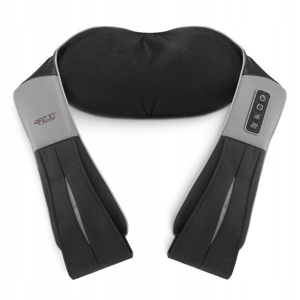 Накидка-масажер 4FIZJO Shiatsu Ultra+ для шиї та спини, акумуляторний Black/Grey (P-5907739319098) 4940 фото
